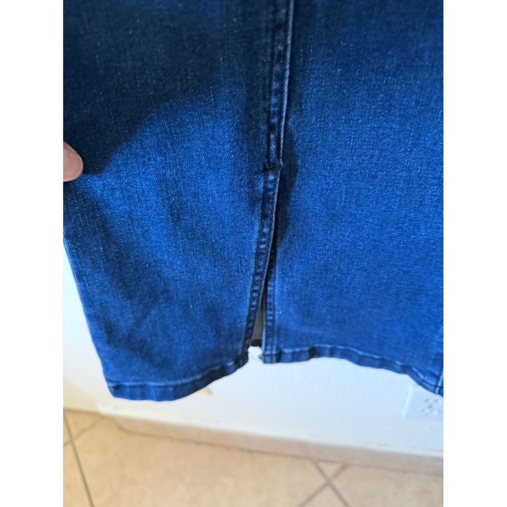 Aveology Womens Blue Flareโ Jeans Bootcut Denim Front Seam Size 18 - Picture 6 of 16